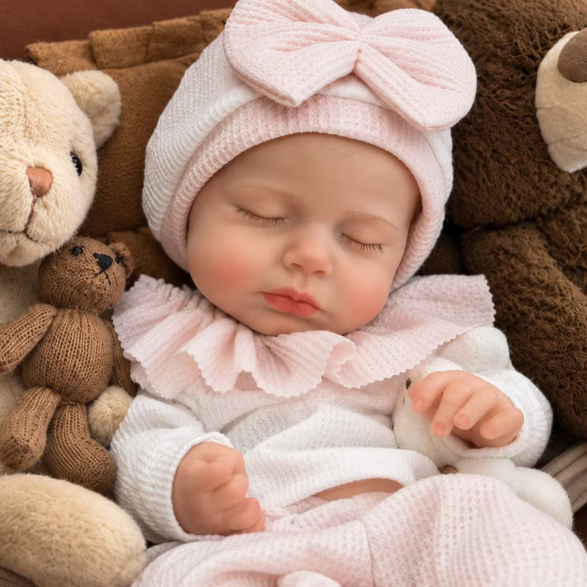 Clara 16-inch platinum silicone reborn doll image