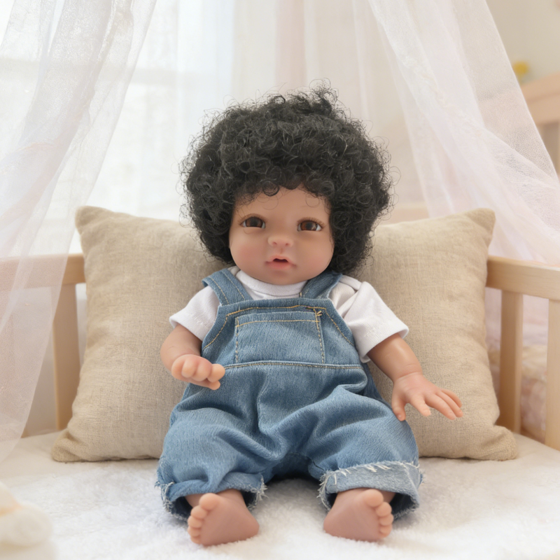 13Inch Lila Cute Sleeping Reborn Doll, Real Touch Newborn Toy, Gift & Collectible Doll