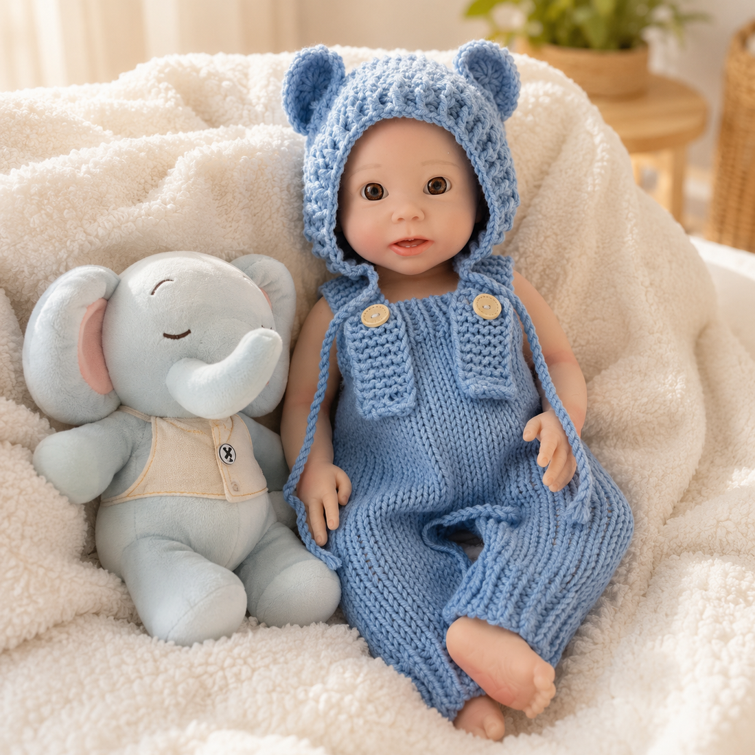Bear 18-inch full silicone reborn baby doll