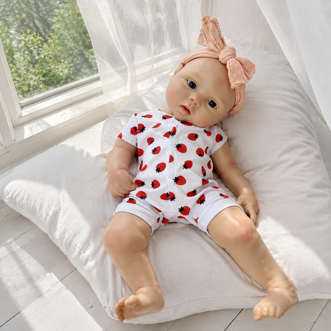 Silas 22-inch full silicone reborn baby doll