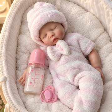 16inch Freya Realistic Reborn Baby Doll - Perfect Gift for Birthdays & Baby Showers, Soothing Companion with Lifelike Silicone Skin