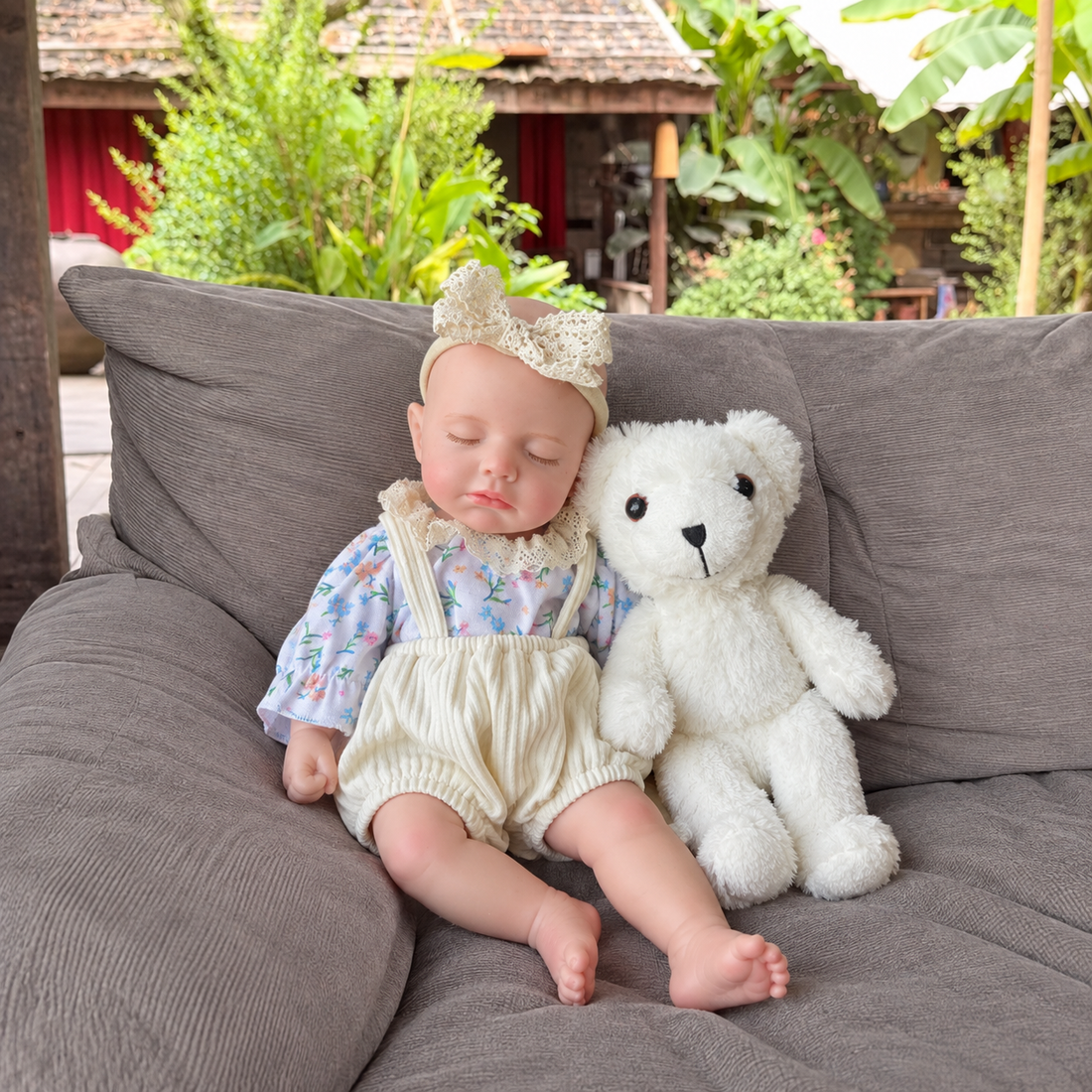 Nini 18-inch full silicone reborn baby doll – sleeping