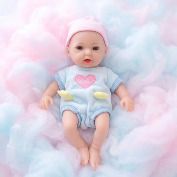 Elara 13-inch full silicone reborn baby doll – sleeping