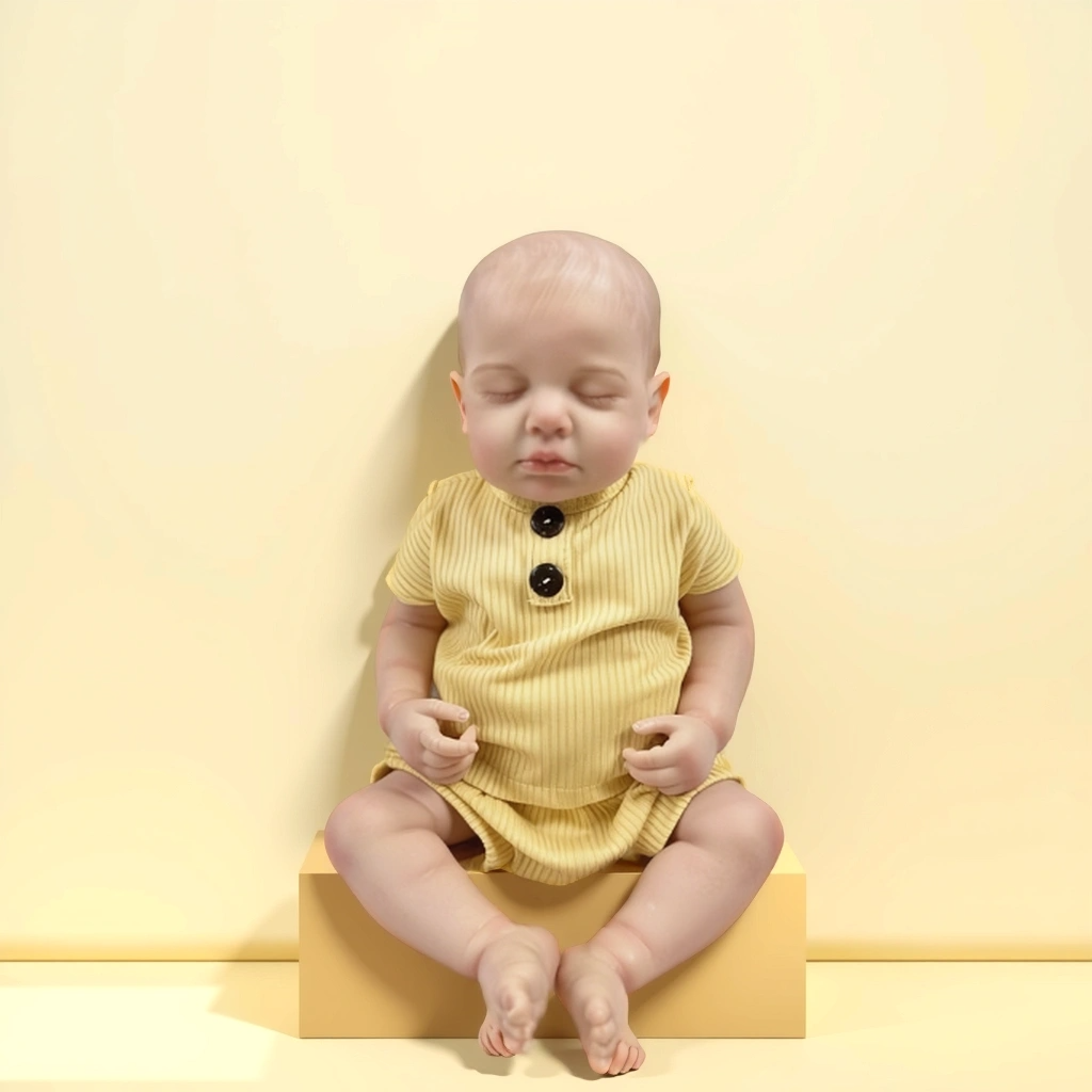 Nora 18 Inch Realistic Newborn Doll, Skin-Friendly Poseable Comfort Gift for Kids