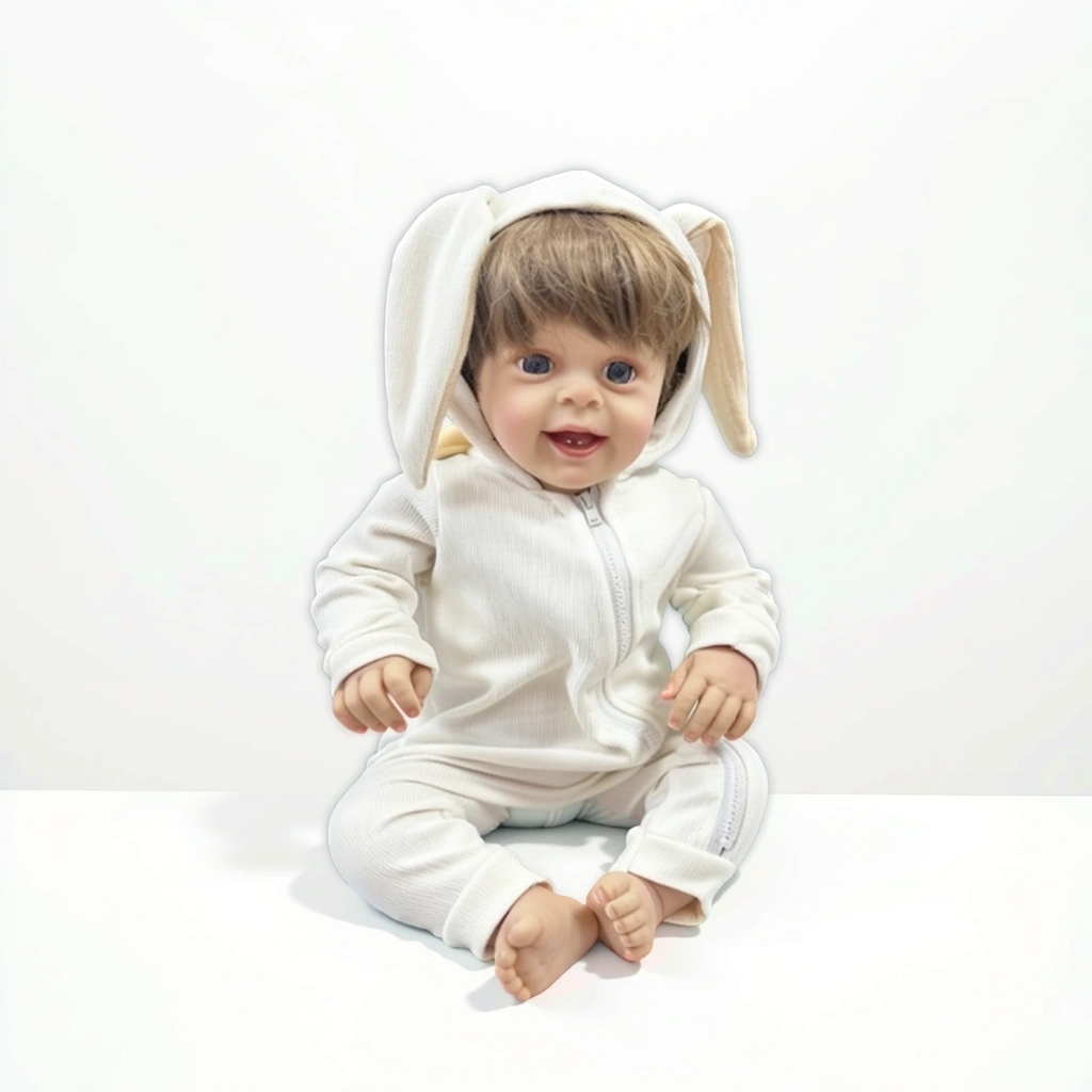 Ava 22 Inch Realistic Newborn Baby Doll, Soft Lifelike Reborn Doll Gift for Kids