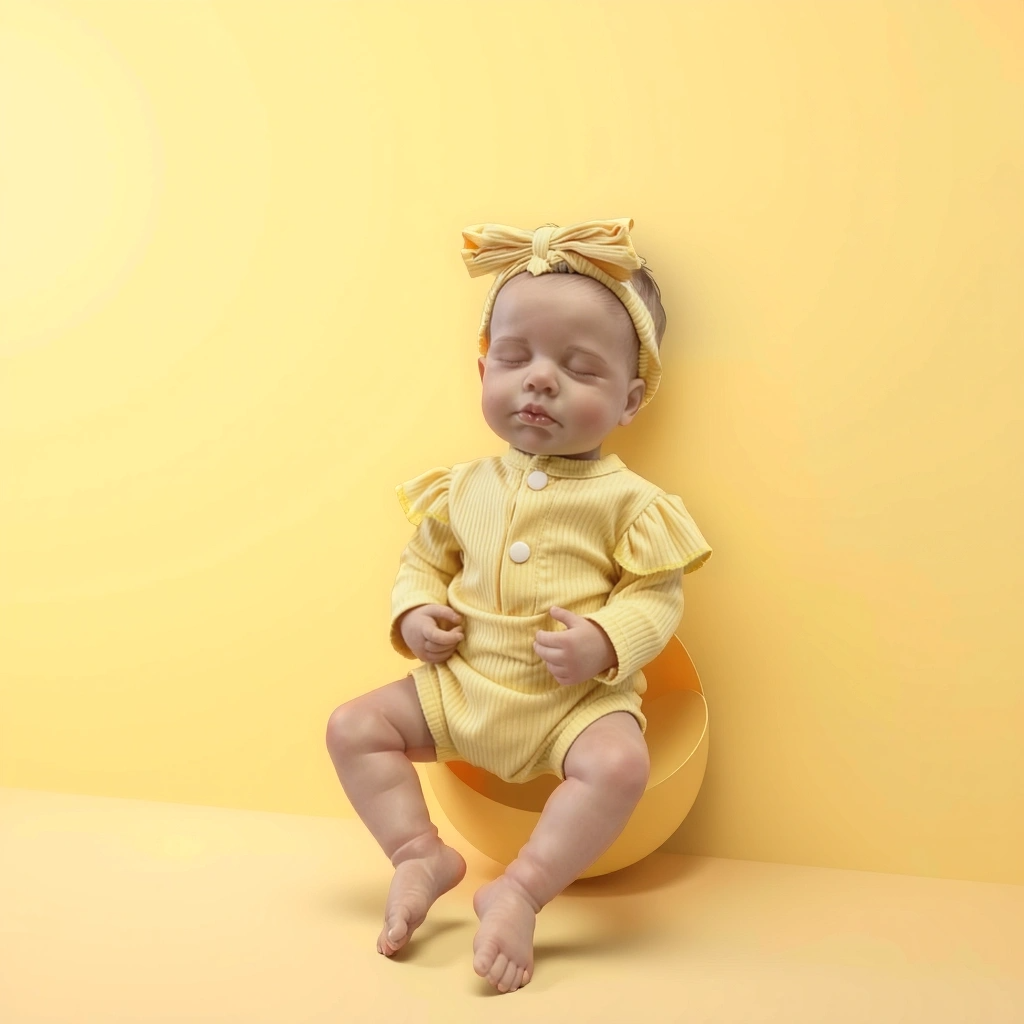 18 Inch Realistic Baby Doll Lily, Soft Lifelike Poseable Reborn Companion