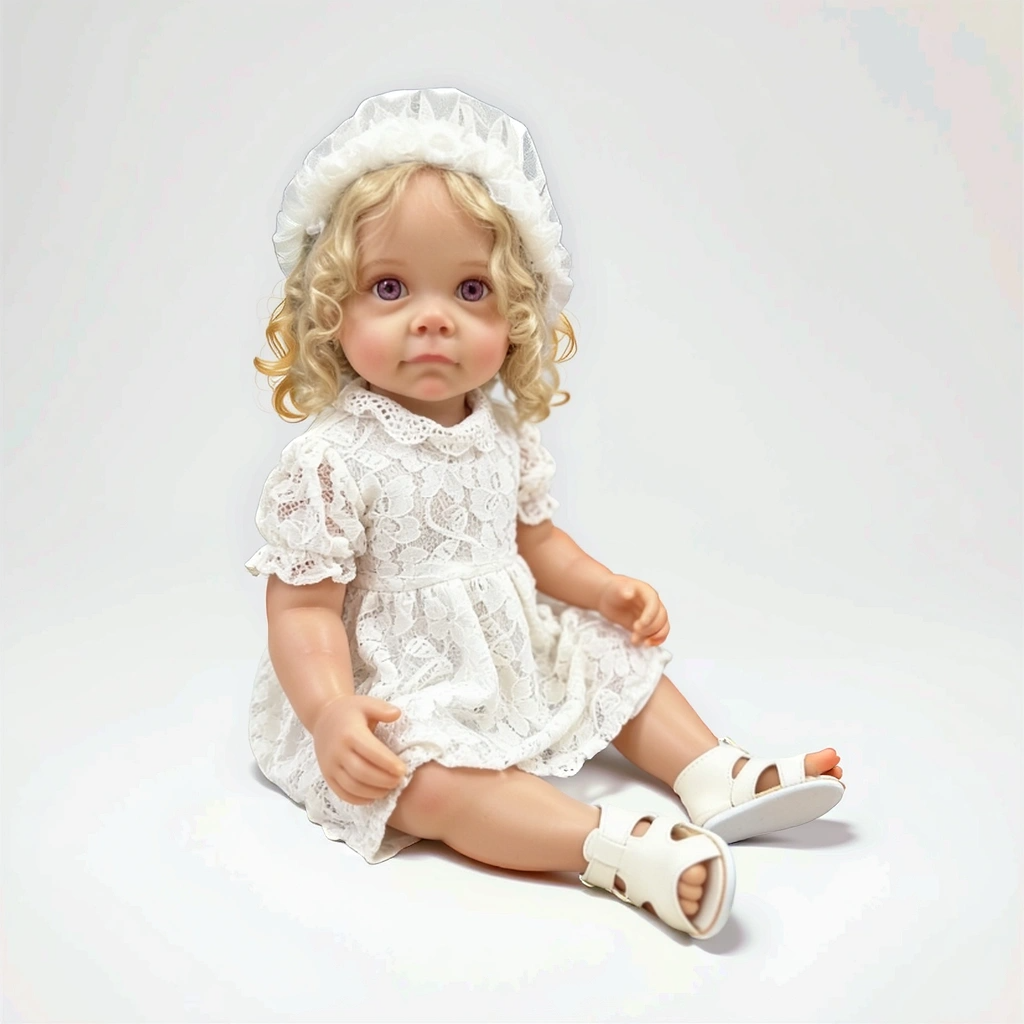 Bonnie 22 Inch Realistic Newborn Baby Doll, Soft Lifelike Reborn Doll Gift for Kids