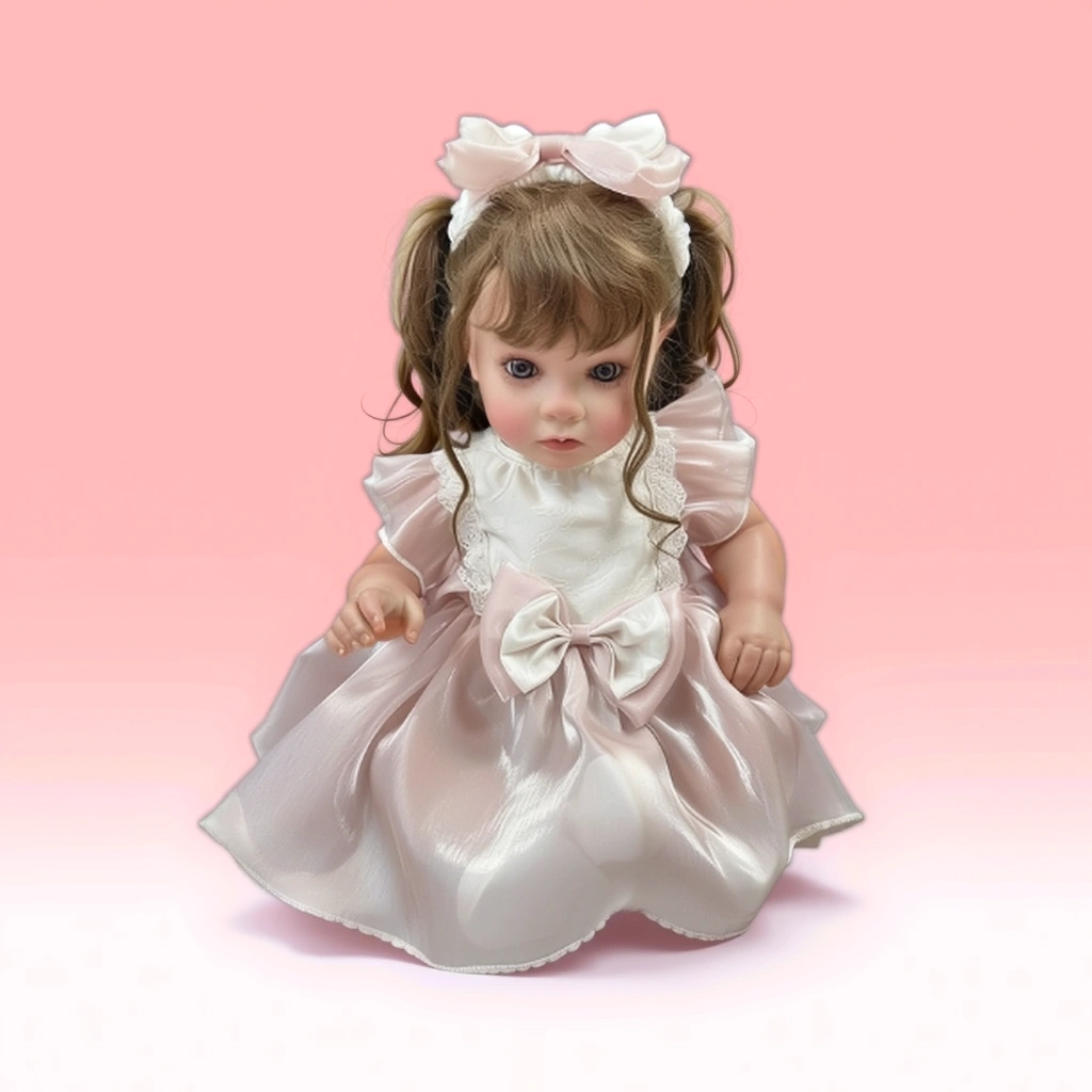 24 Inch Large Realistic Baby Chloe, Soft Skin-Friendly Gift Doll