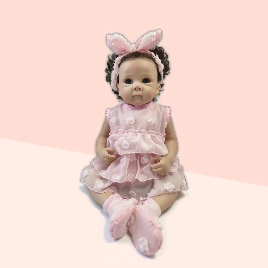 Mia 20 Inch Realistic Reborn Doll, Poseable & Cute Home Companion Doll