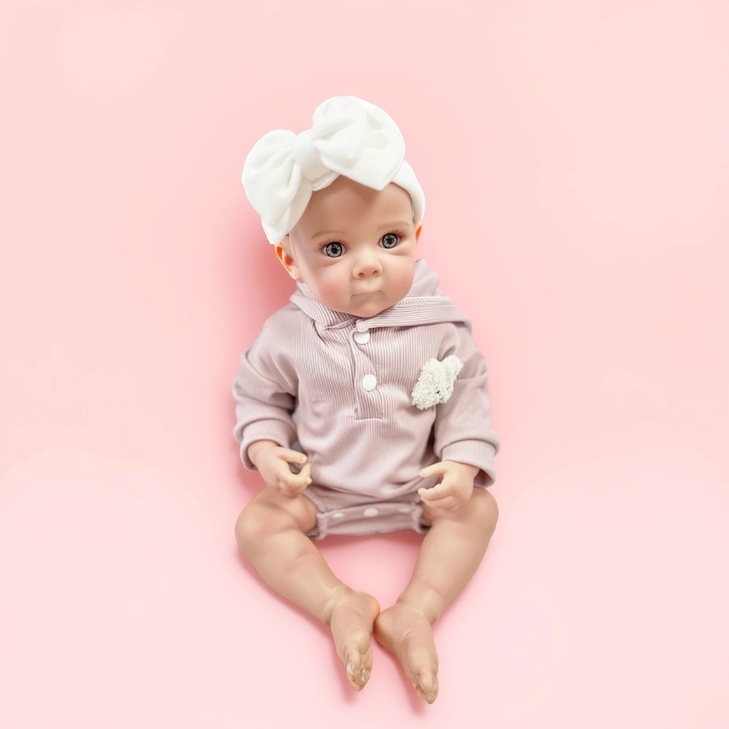 Mia 20 Inch Realistic Reborn Doll, Poseable & Cute Home Companion Doll