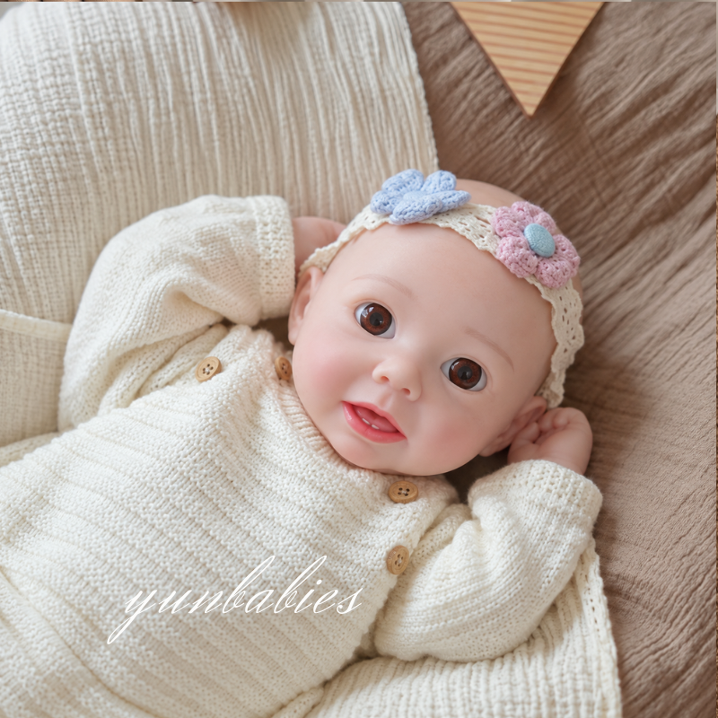 Coco 18-inch sleeping full body silicone reborn baby doll photo