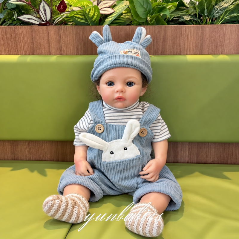 Ann sleeping full body silicone reborn baby doll photo
