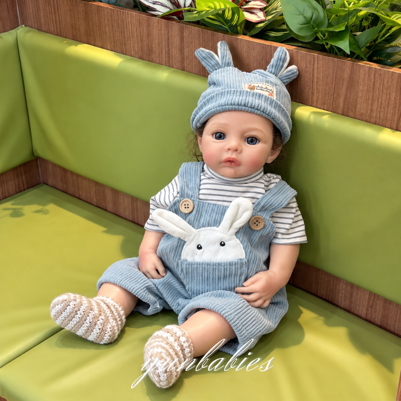Ann 18-inch full silicone reborn baby doll – sleeping