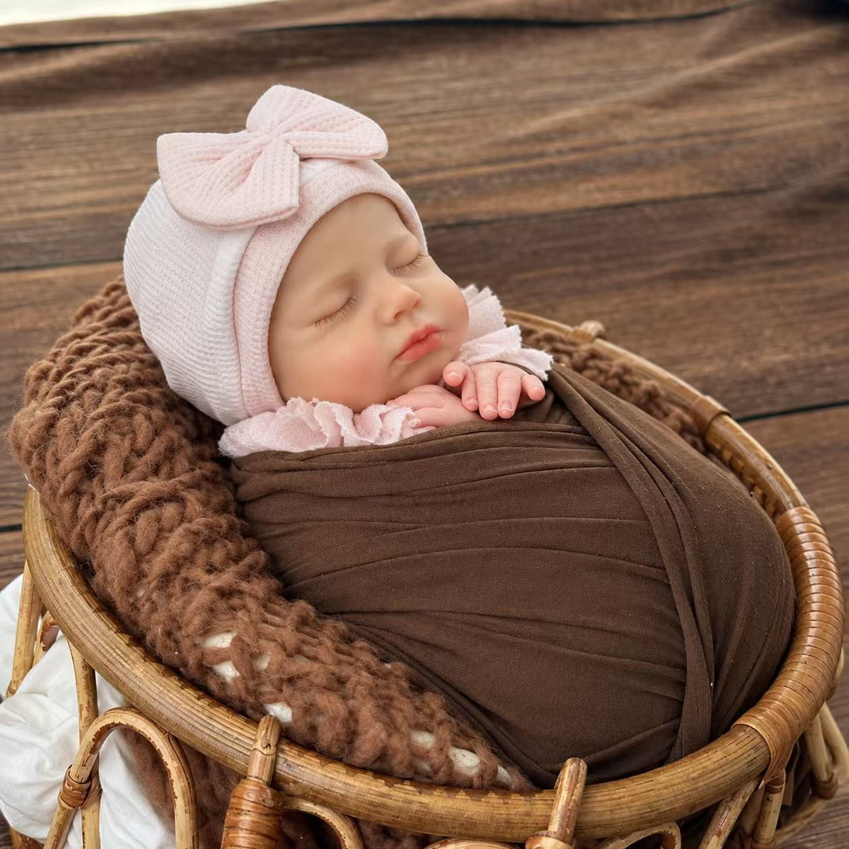 Clara sleeping full body silicone reborn baby doll photo