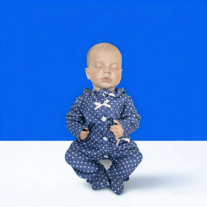 Nora 18 Inch Realistic Newborn Doll, Skin-Friendly Poseable Comfort Gift for Kids