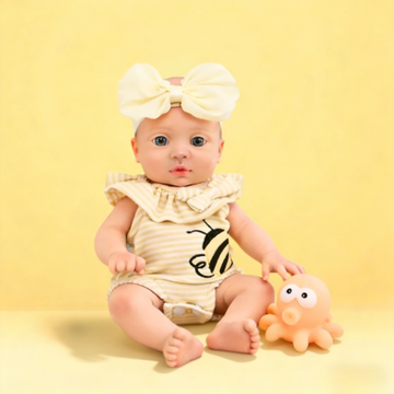 Bella Cute Sleeping Reborn Doll, Real Touch Newborn Toy, Gift & Collectible Doll