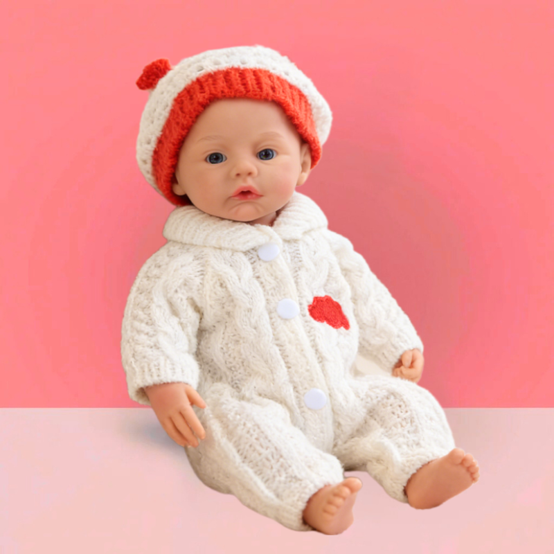 Ruby Cute Sleeping Reborn Doll, Real Touch Newborn Toy, Gift & Collectible Doll
