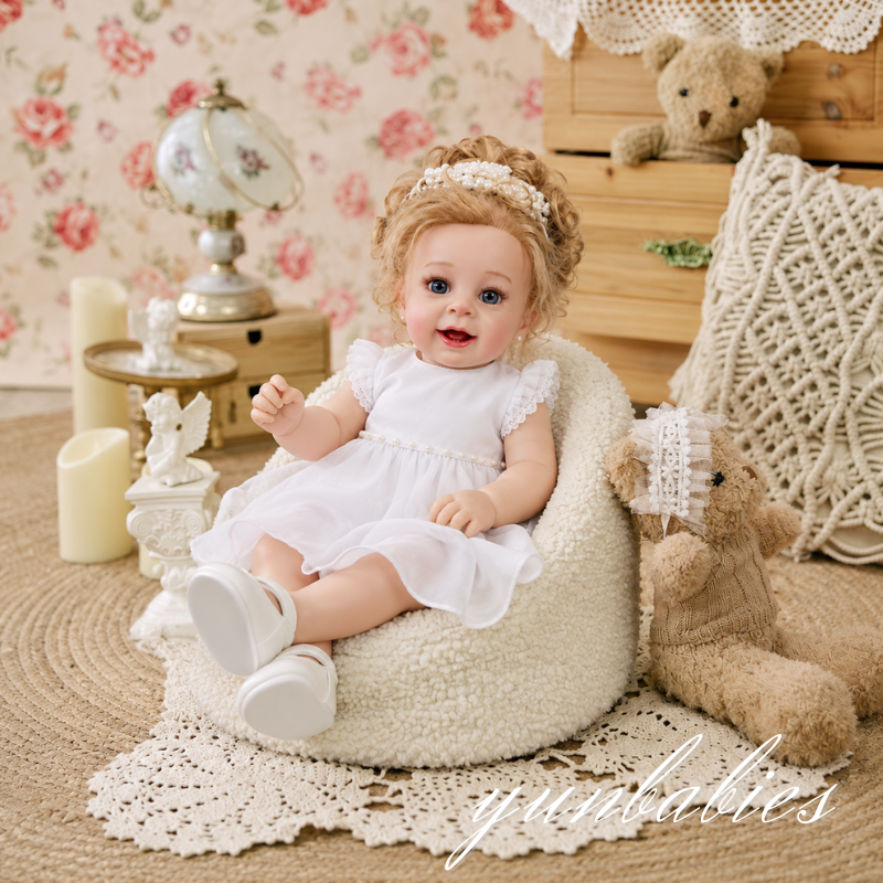 Ava large realistic vinyl reborn baby doll product image