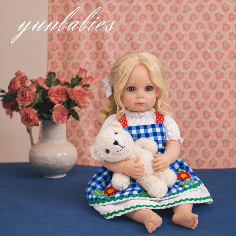 Bonnie large realistic vinyl reborn baby doll product photo