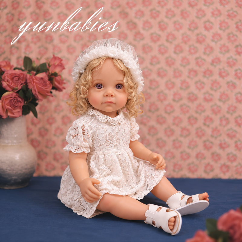 Bonnie realistic vinyl reborn baby doll product photo