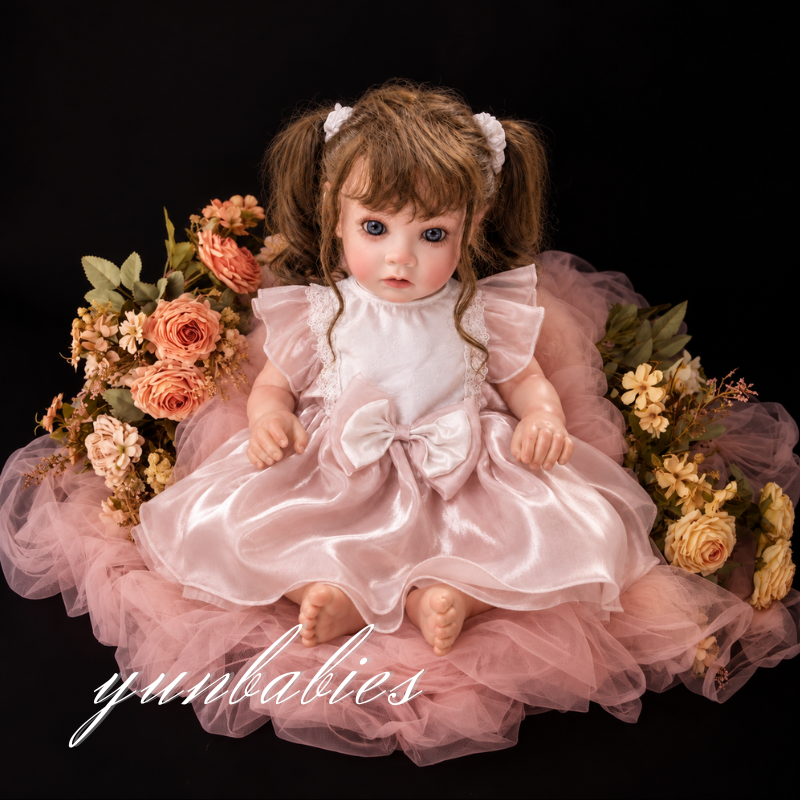 Chloe 22-inch cloth body reborn baby doll