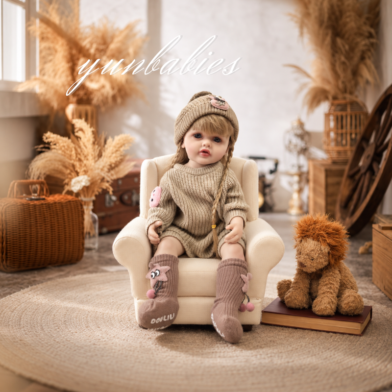 Daisy 22-inch vinyl reborn baby doll product photo