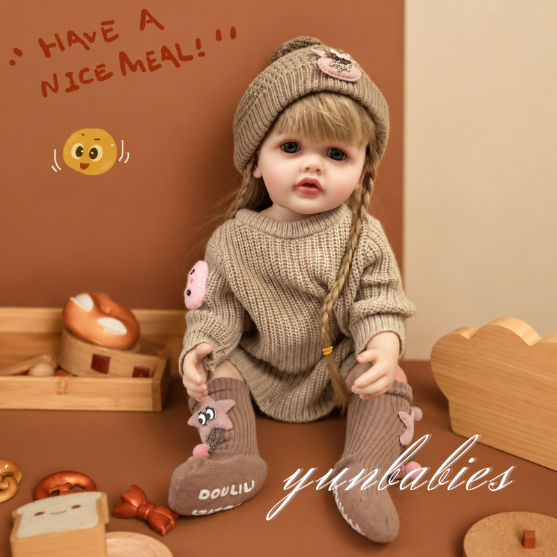 Daisy realistic 22-inch vinyl reborn baby doll image