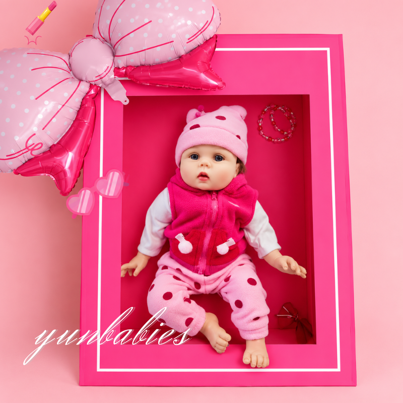 Ella realistic vinyl reborn baby doll product photo