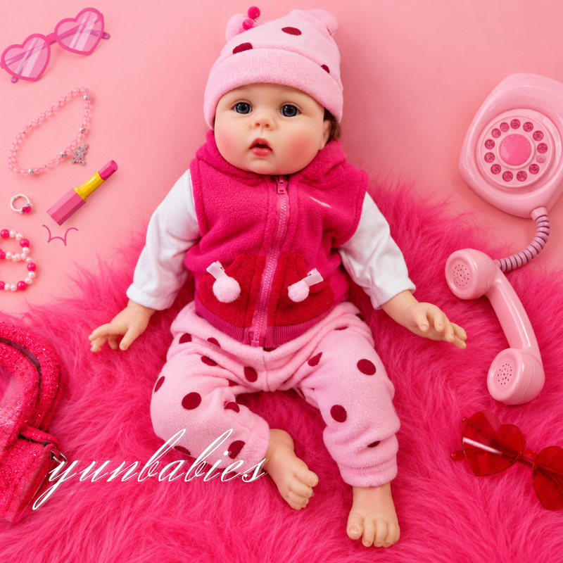 Ella 18-inch or 22-inch vinyl reborn baby doll product image