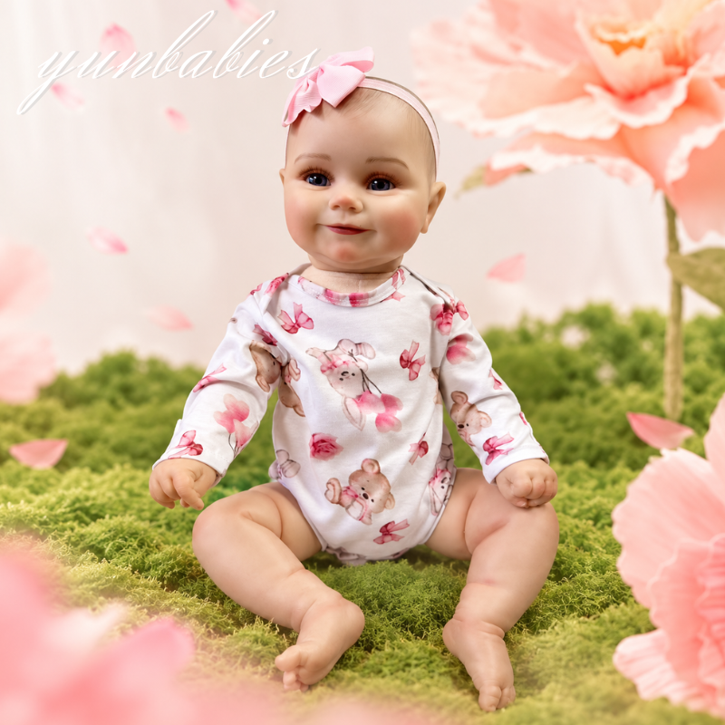 Emma 24-inch cloth body reborn baby doll