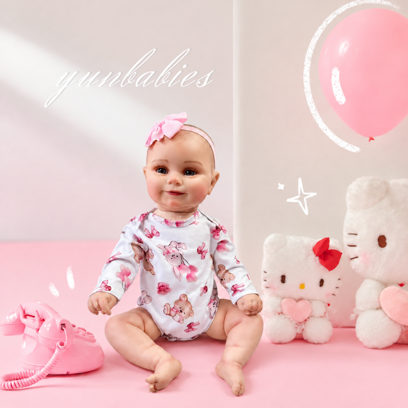 Emma 24-inch soft cloth body reborn baby doll product image