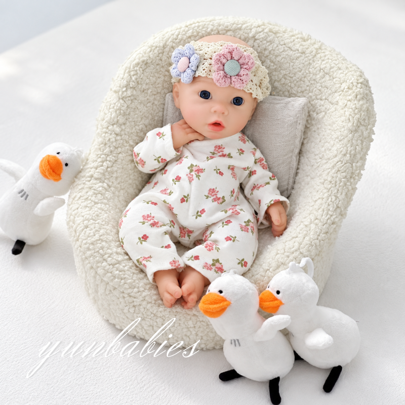 Ivy 13-inch full body silicone reborn baby doll product image