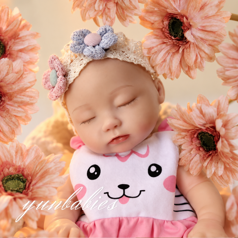 Lulu 13-inch full silicone reborn baby doll – drinking and wetting