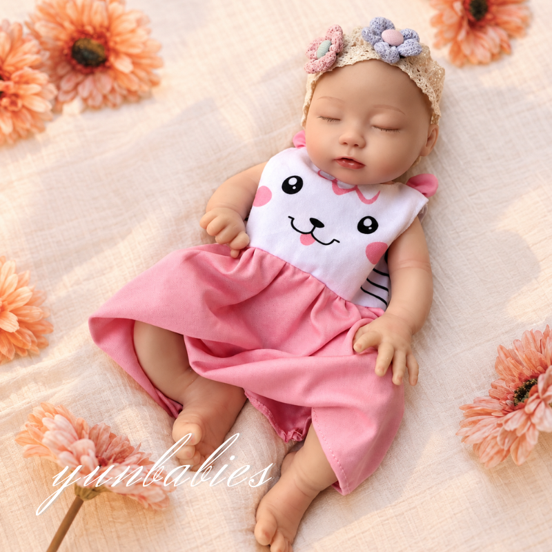 Lulu drinking and wetting silicone reborn baby doll photo