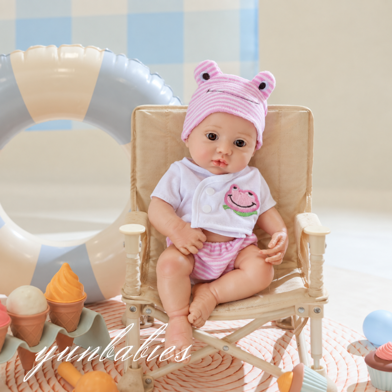 Stella drinking and wetting full body silicone reborn doll product image