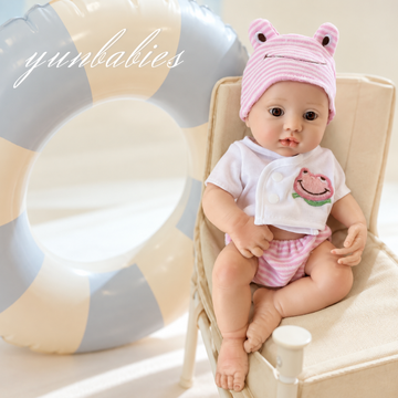 Stella 13-inch full silicone reborn baby doll – drinking and wetting