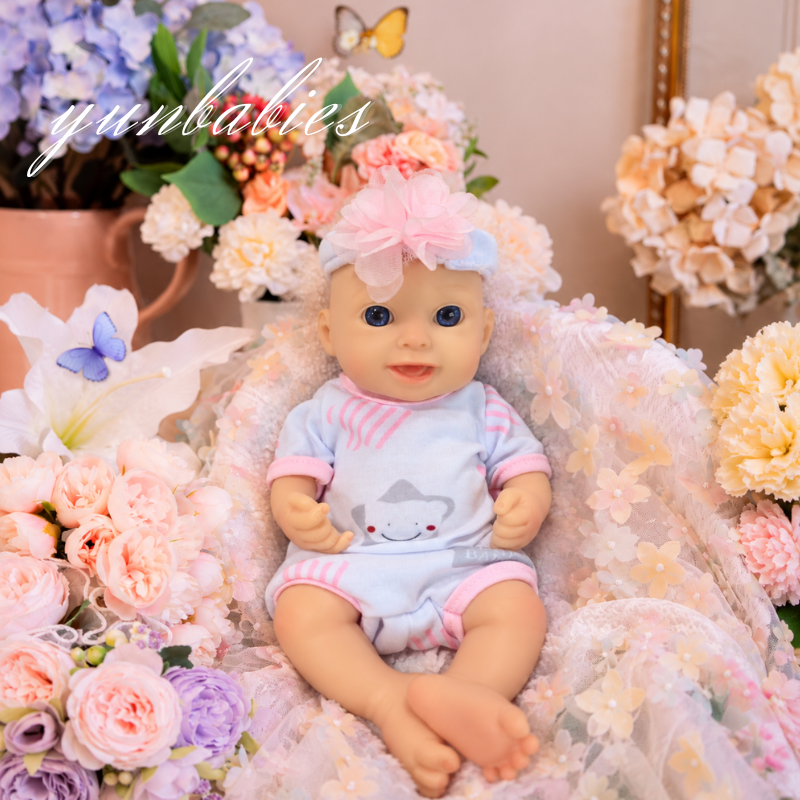 Thea 13-inch full silicone reborn baby doll – sleeping