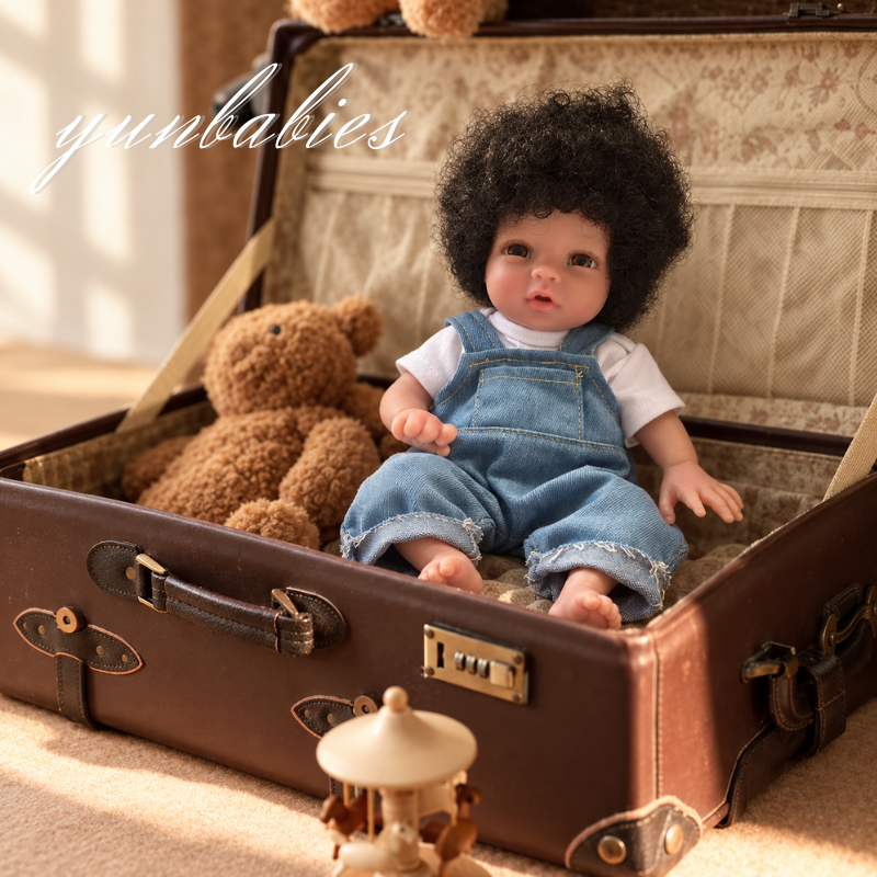 Lila 13-inch full silicone reborn baby doll – sleeping