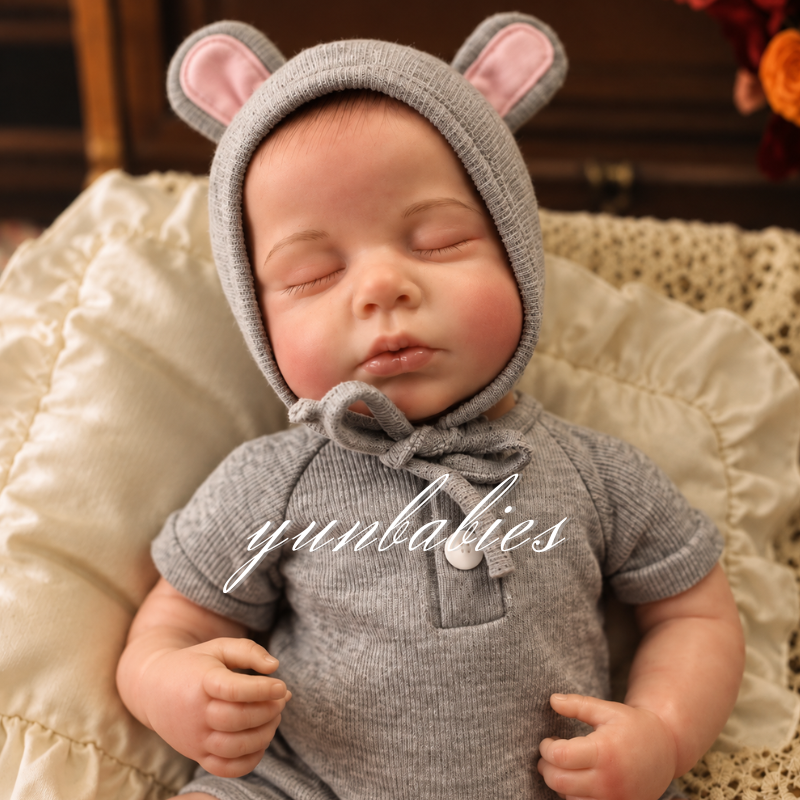 Lily 18-inch soft cloth body reborn baby doll product image
