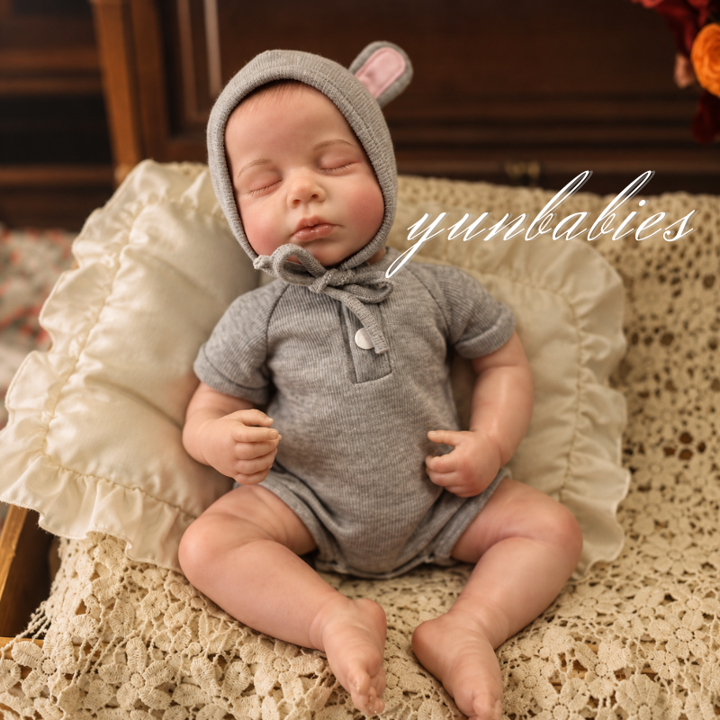 Lily realistic soft cloth body reborn baby doll product image