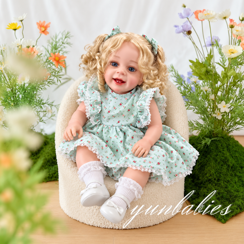 Ava 22-inch soft cloth body reborn baby doll product image