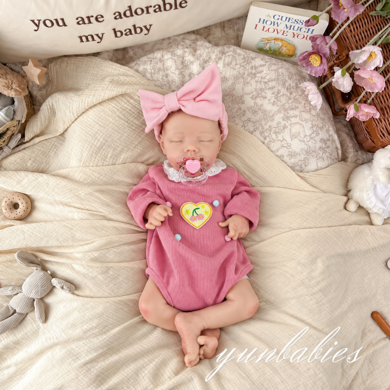 Elowen 18-inch platinum silicone reborn doll product image