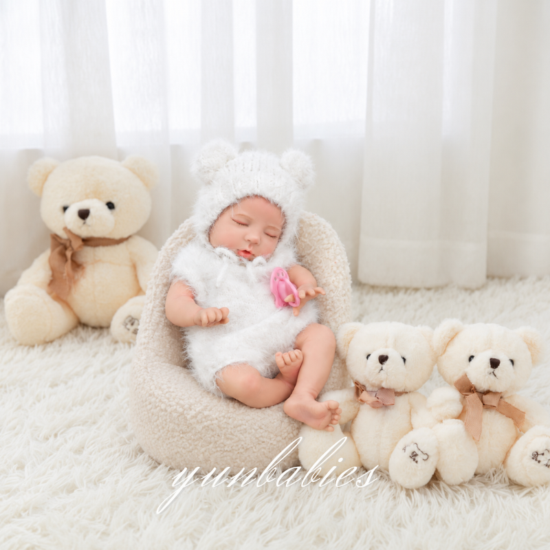 Cherry drinking and wetting silicone reborn baby doll photo