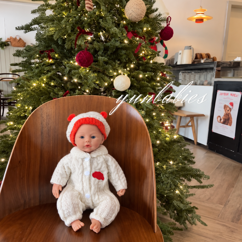 Ruby 10-inch full silicone reborn baby doll – sleeping