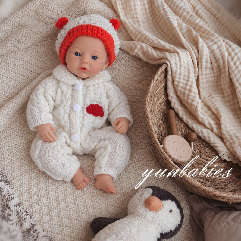 Ruby 10-inch realistic silicone reborn baby doll photo