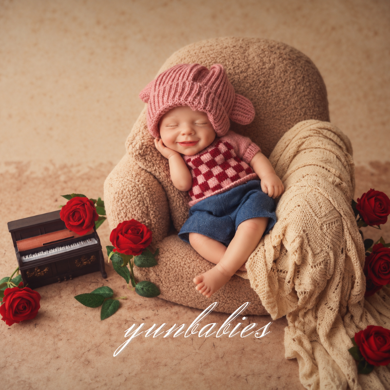 Rory realistic sleeping full silicone reborn baby doll photo
