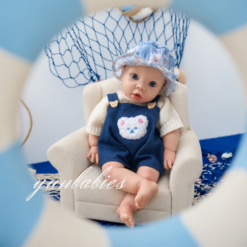 Sia 16-inch full body silicone reborn baby doll product image