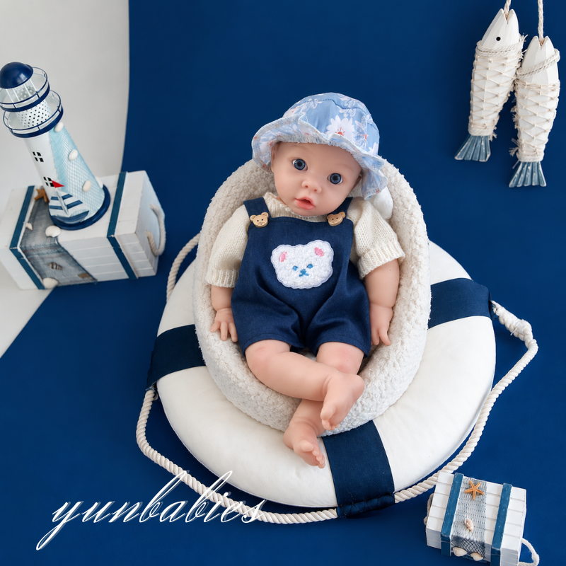 Sia 16-inch full silicone reborn baby doll – sleeping