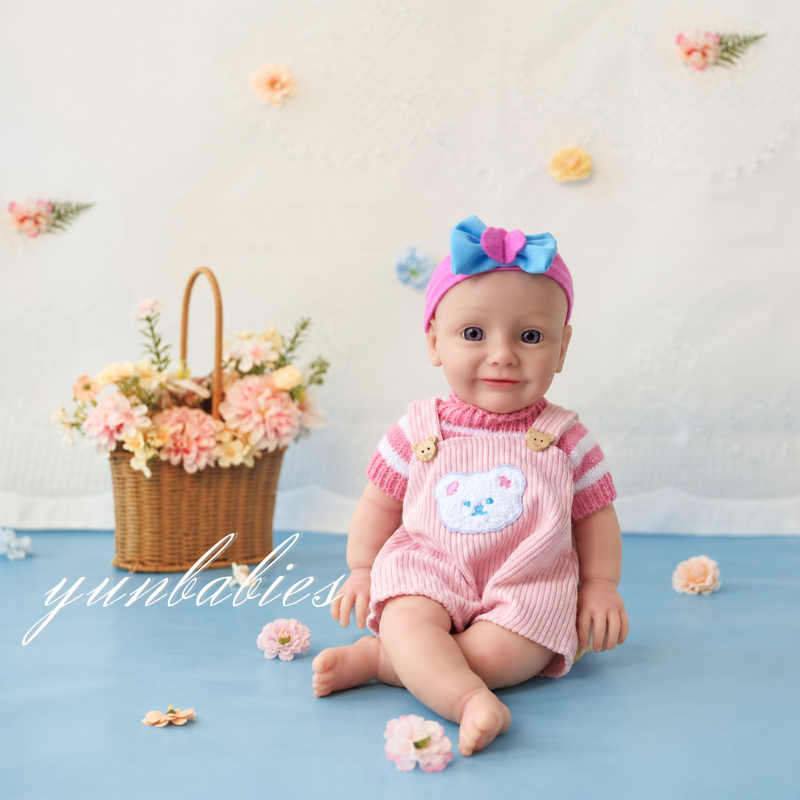 Maya 16-inch full silicone reborn baby doll – sleeping