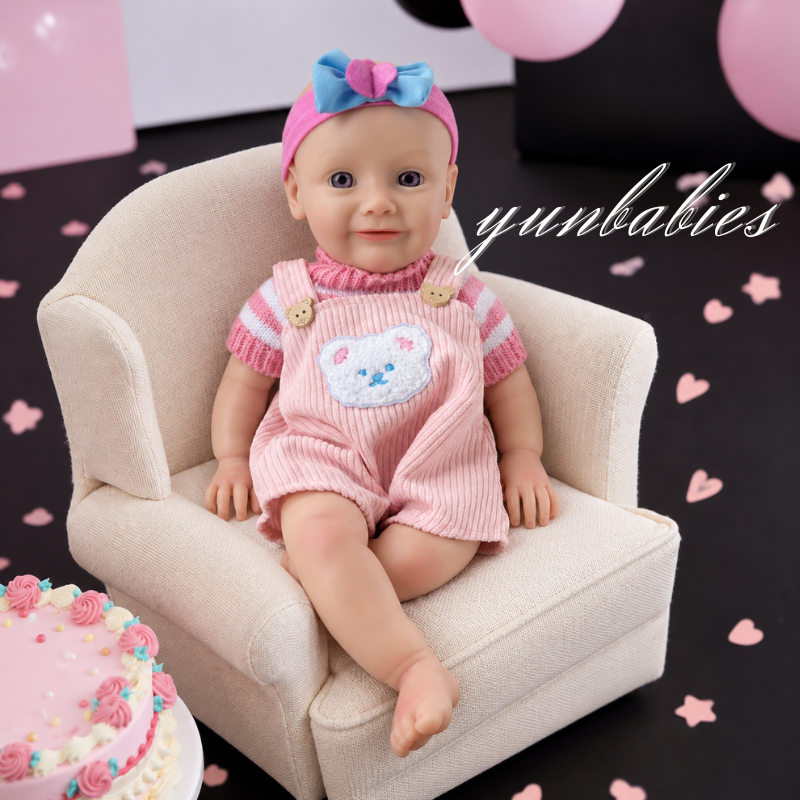 Maya 16-inch full silicone reborn baby doll – sleeping